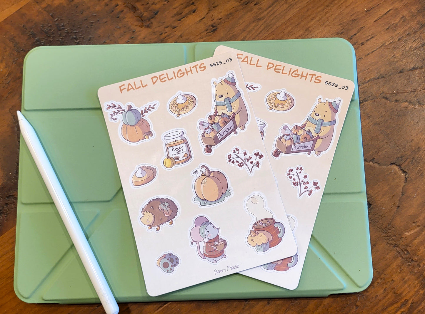 Fall Delights Sticker Sheet