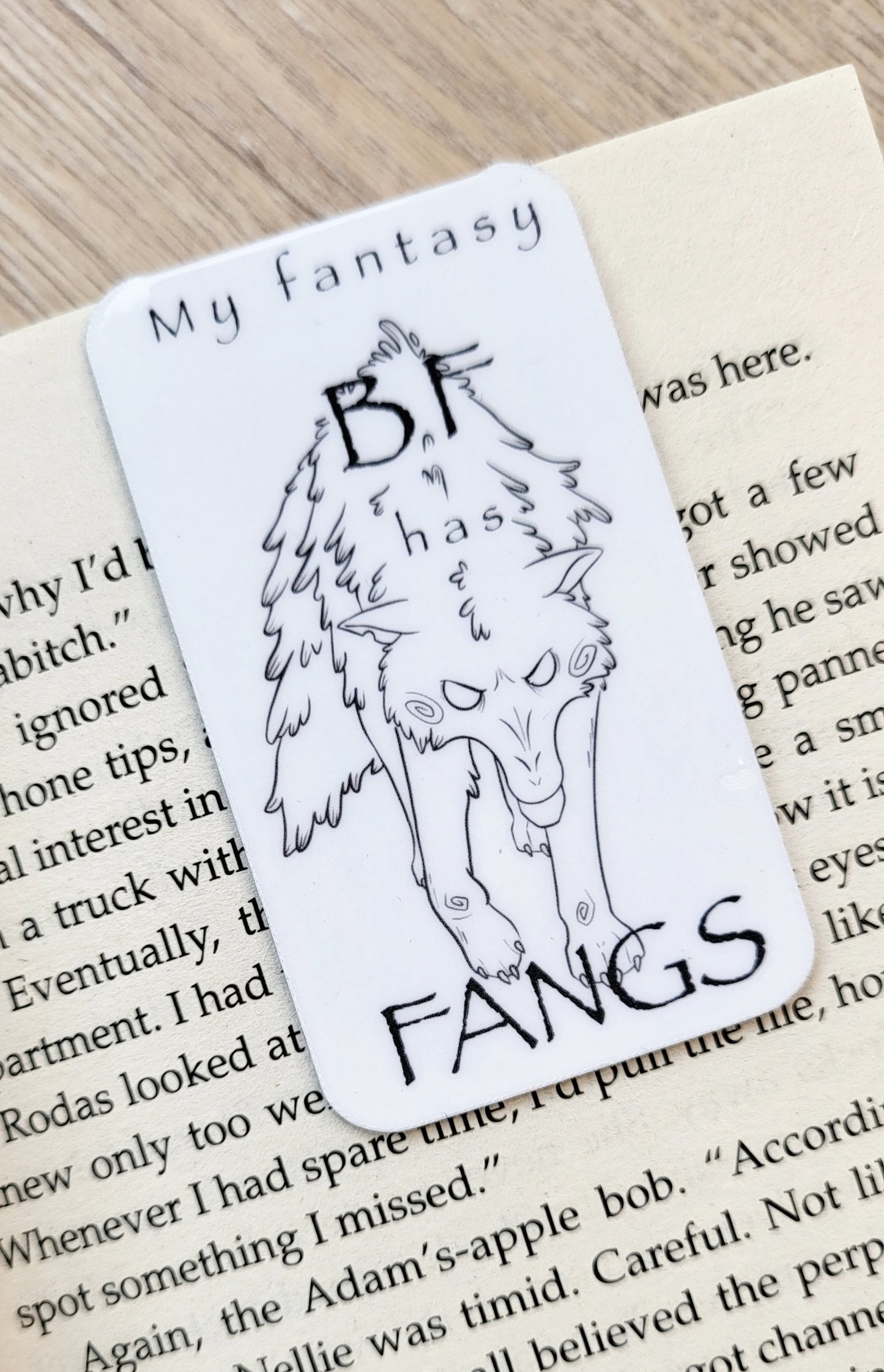 Magnetic Werewolf bookmark
