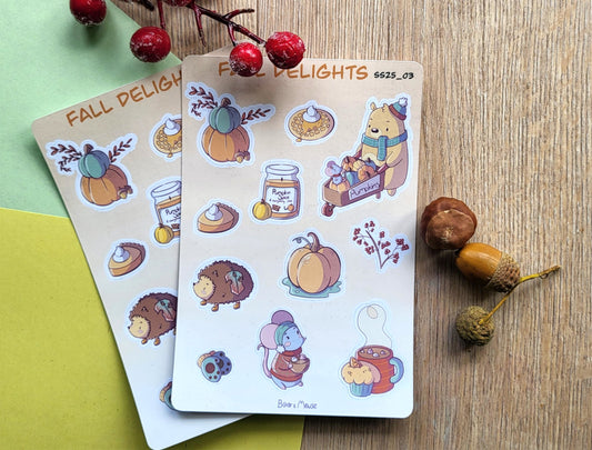 Fall Delights Sticker Sheet