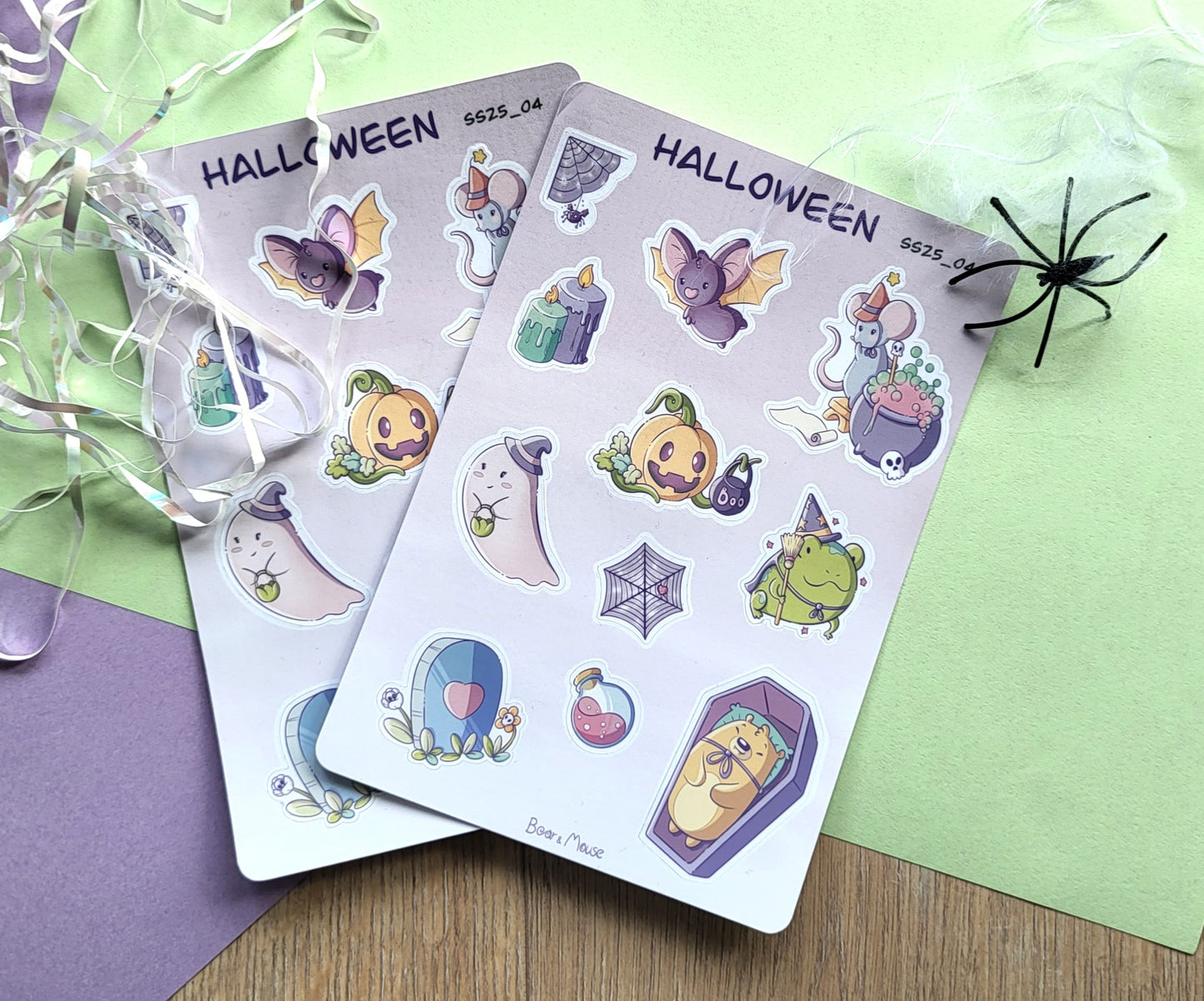 Halloween Sticker Sheets