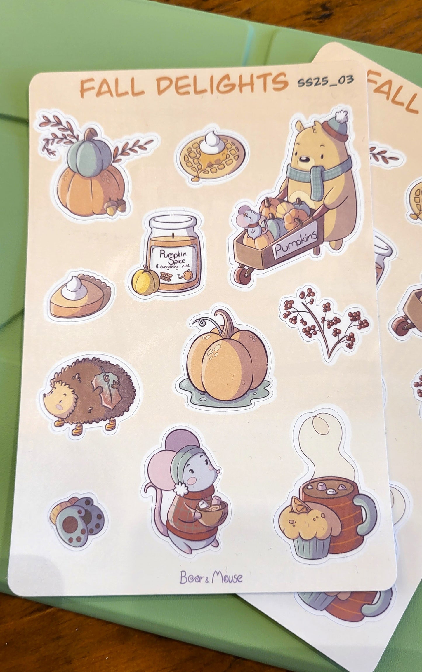 Fall Delights Sticker Sheet