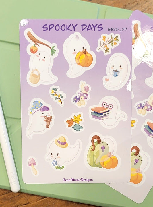 Spooky Days Sticker Sheet
