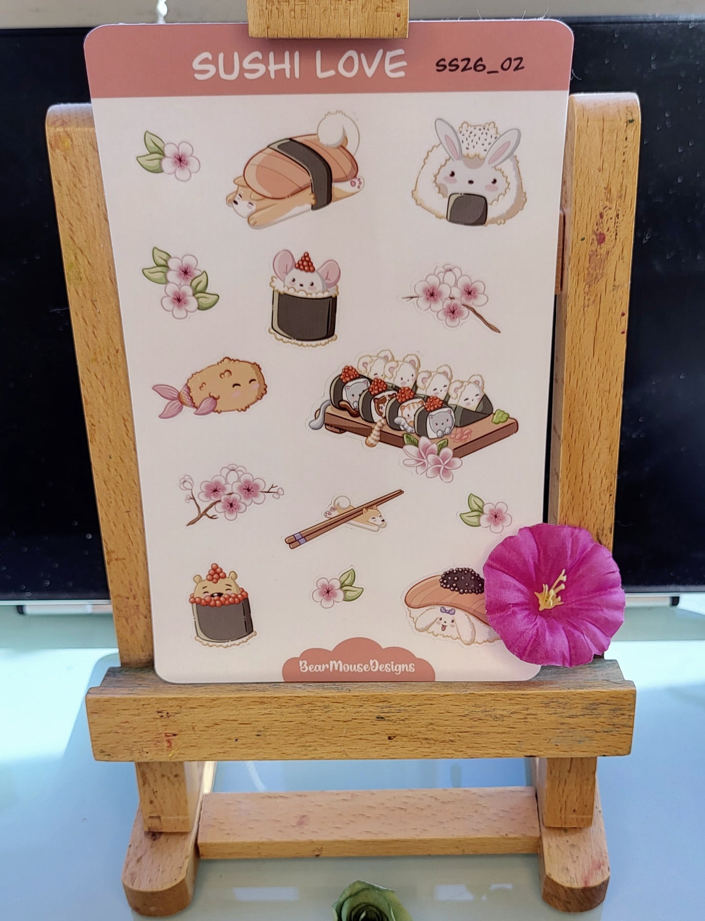 Sushi Love Sticker Sheet