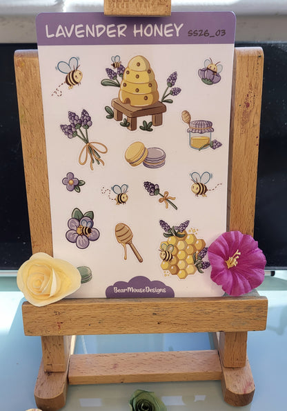 Honey Lavender Sticker Sheet