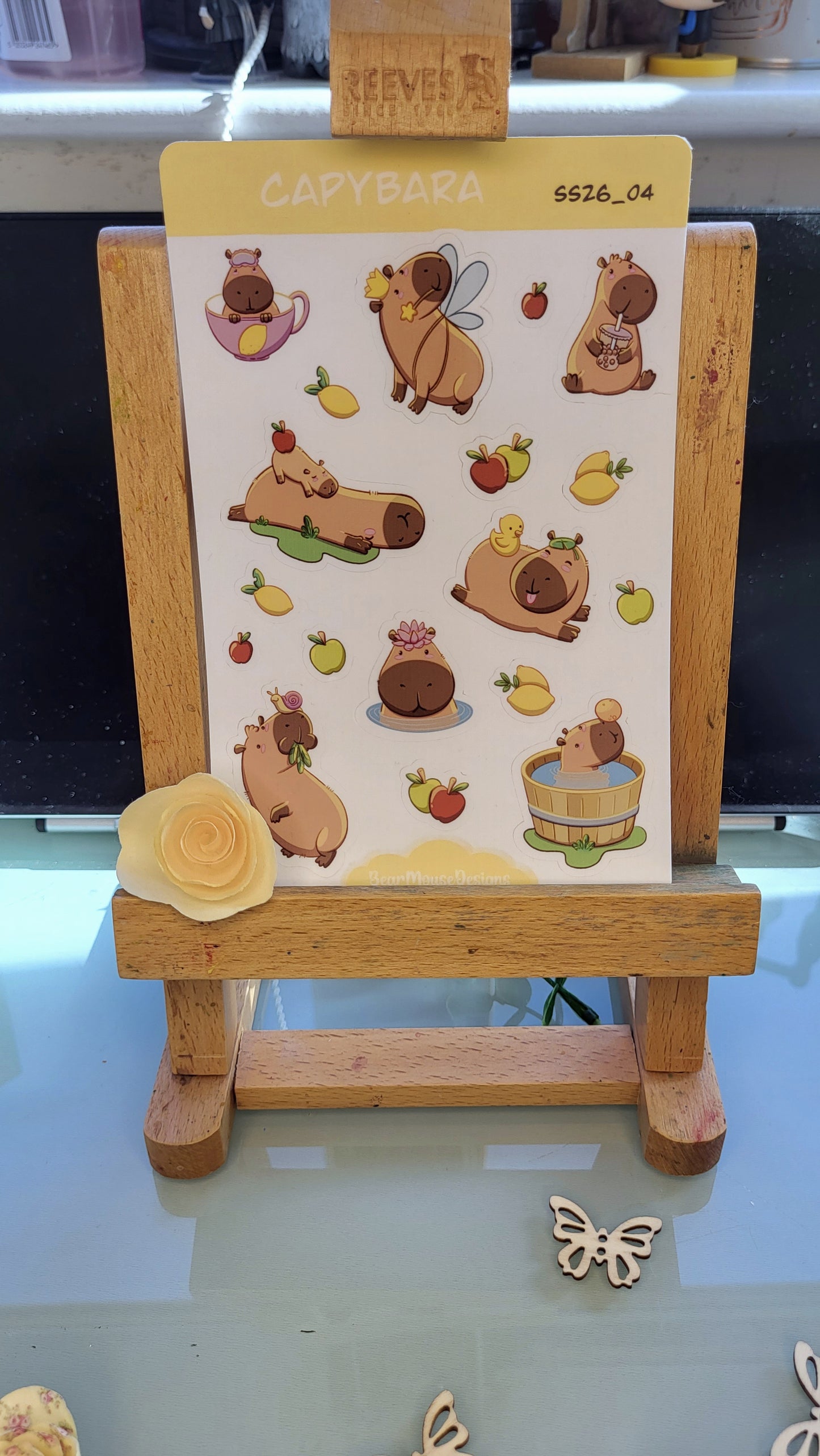 Capybara Sticker Sheet
