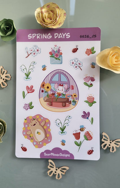 Spring Days Sticker Sheet