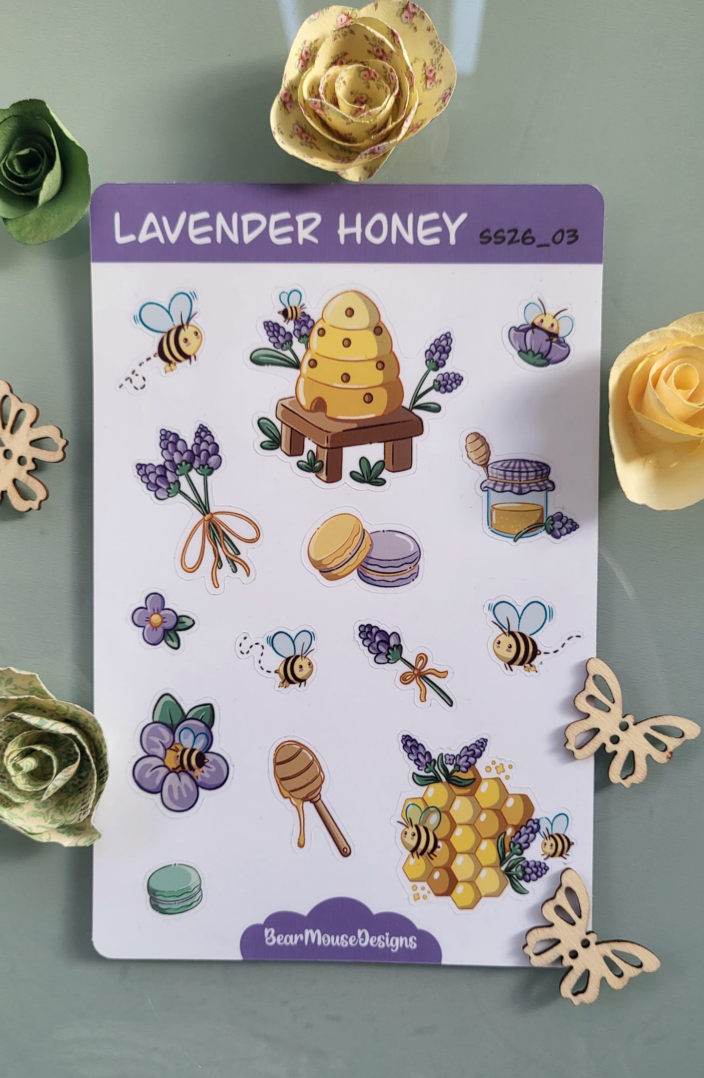 Honey Lavender Sticker Sheet