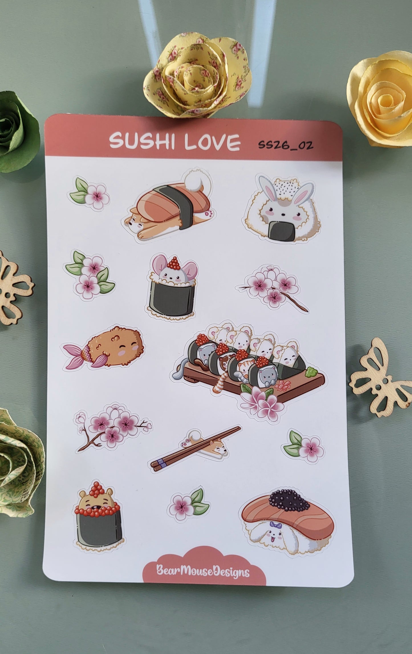 Sushi Love Sticker Sheet