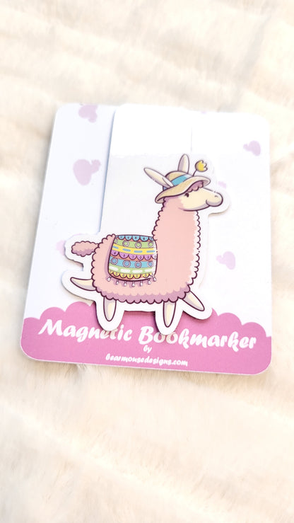 Llama magnetic bookmark