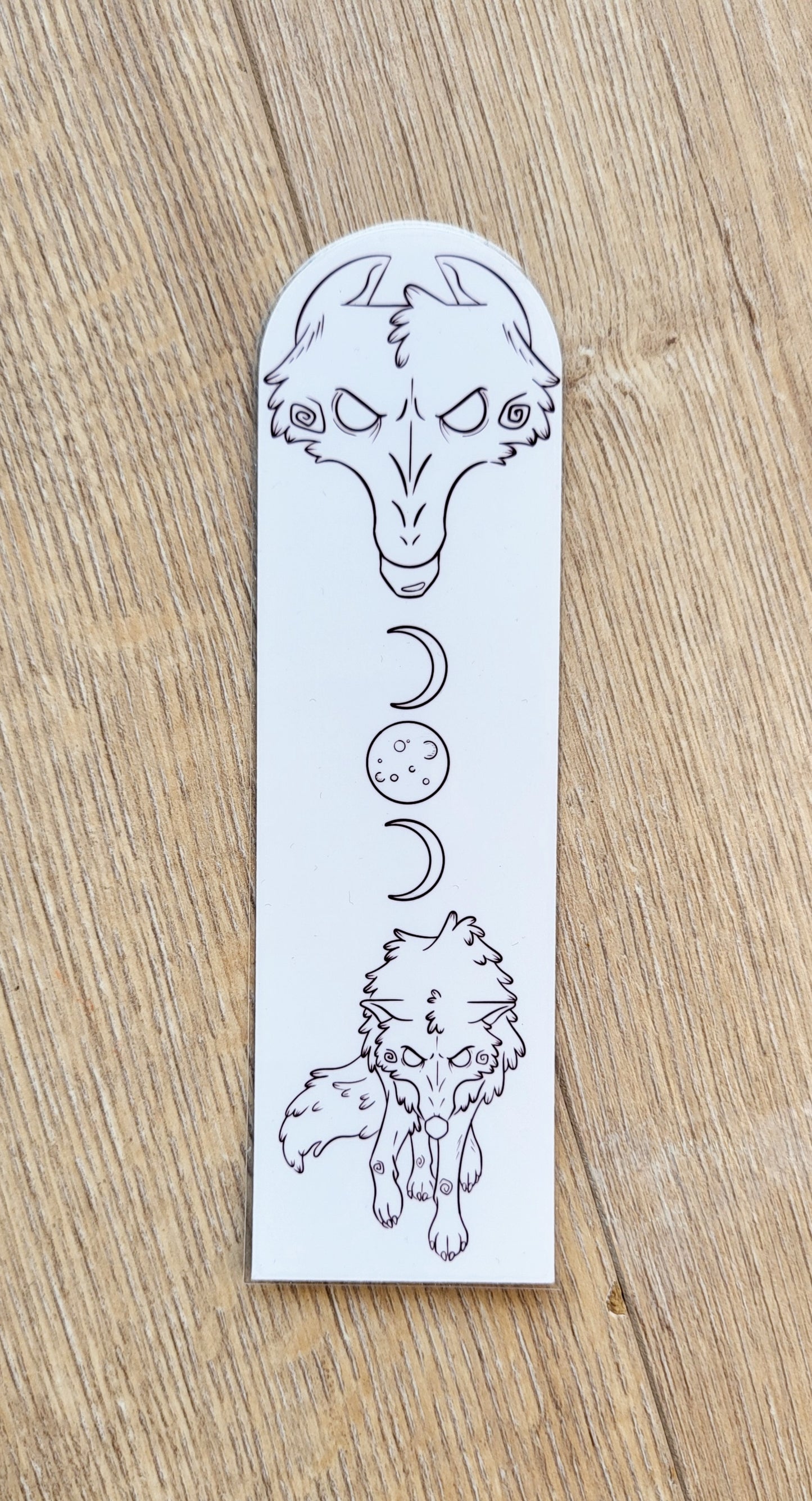 Werewolf bookmark
