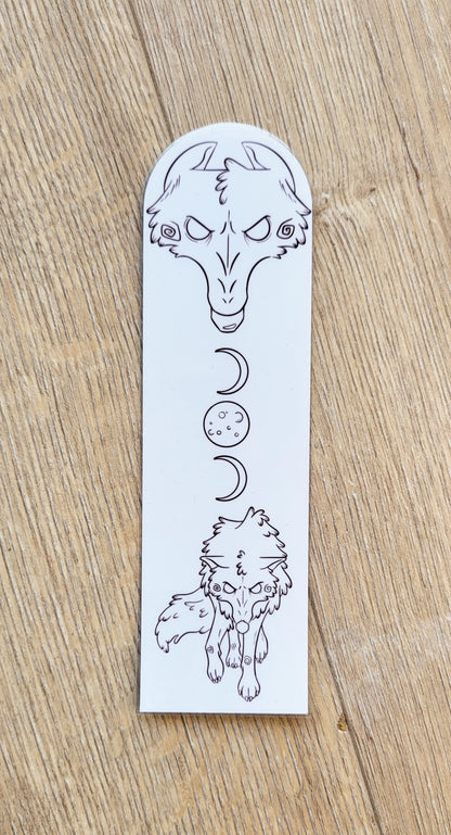 Werewolf bookmark
