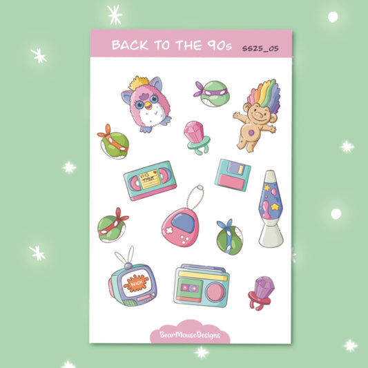Back to the 90's Sticker Sheet