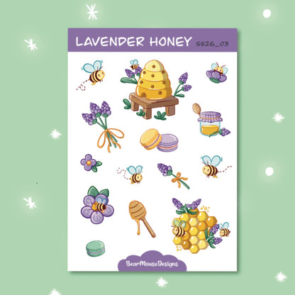 Honey Lavender Sticker Sheet