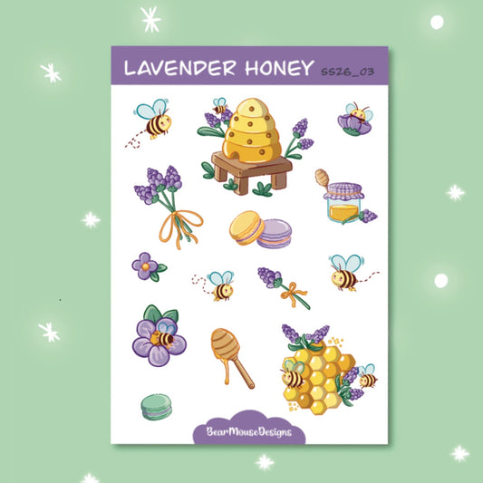 Honey Lavender Sticker Sheet