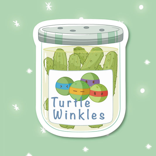 Turtle Winkles Sticker