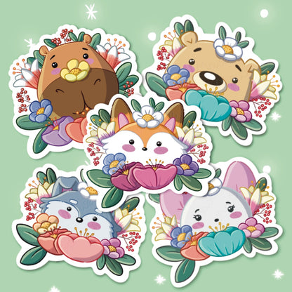 5 pc Floral Critter Bundle