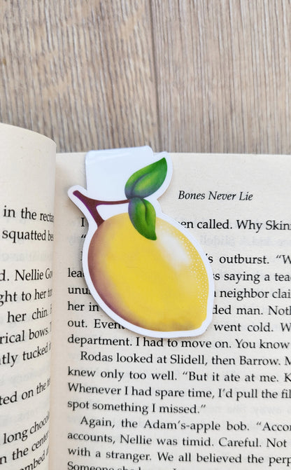 Lemon Magnetic bookmark