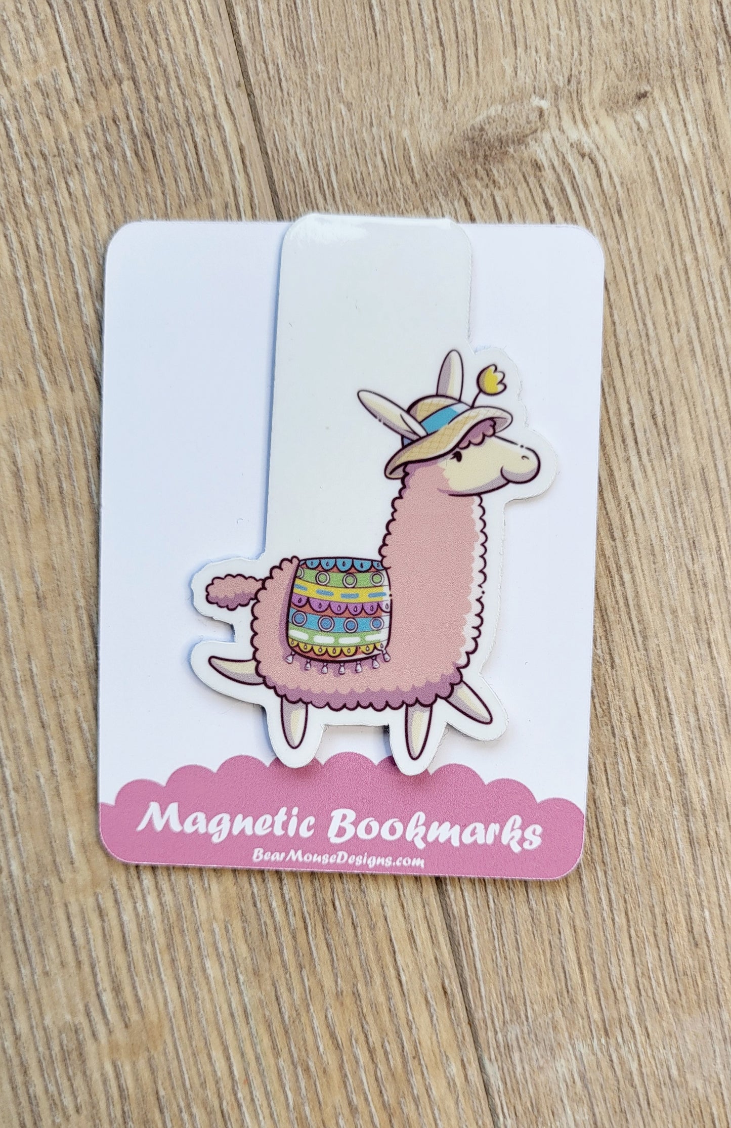 Llama magnetic bookmark