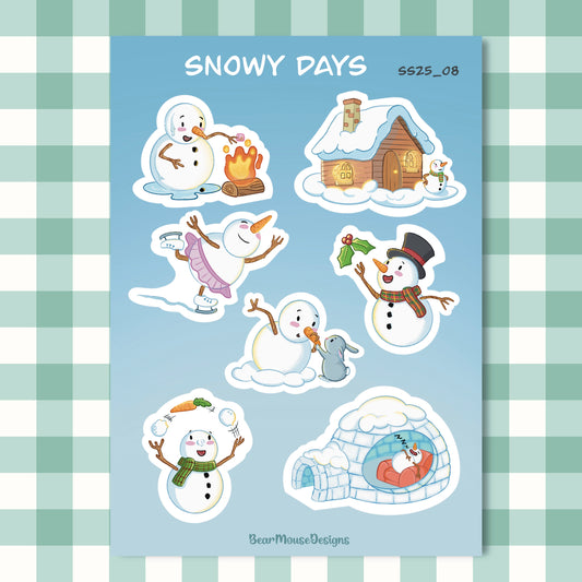 Snowy Days Sticker Sheet