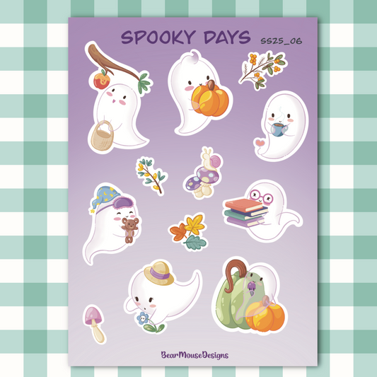 Spooky Days Sticker Sheet